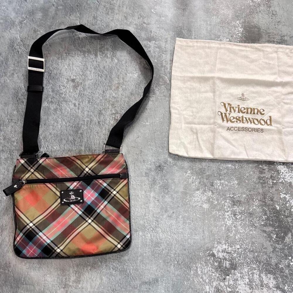 Vintage Vivienne Westwood Plaid Crossbody Bag! Anglomania